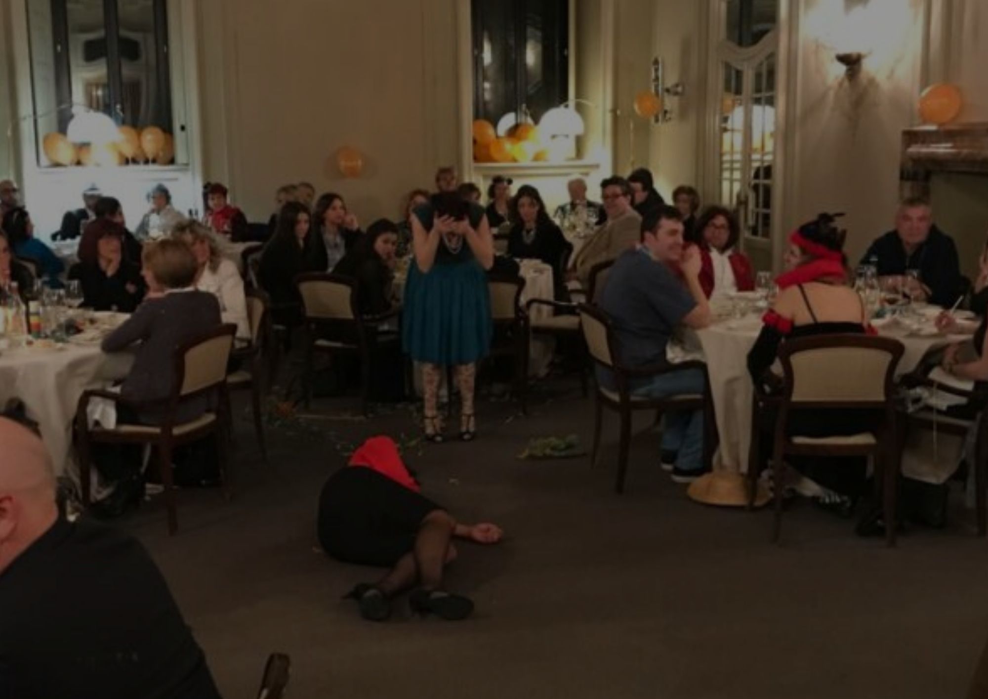 cena con il delitto organizzata dall'agenzia di eventi x-space