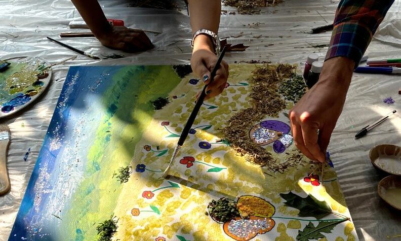 persone che dipingono